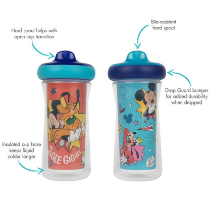 Disney Mickey Mouse Insulated Sippy Cup, 9 Oz – 2 Pack
