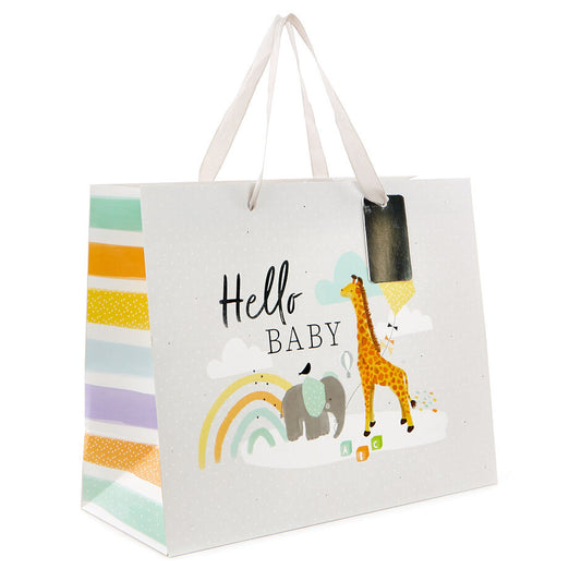 Large Landscape Gift Bag - Hello Baby