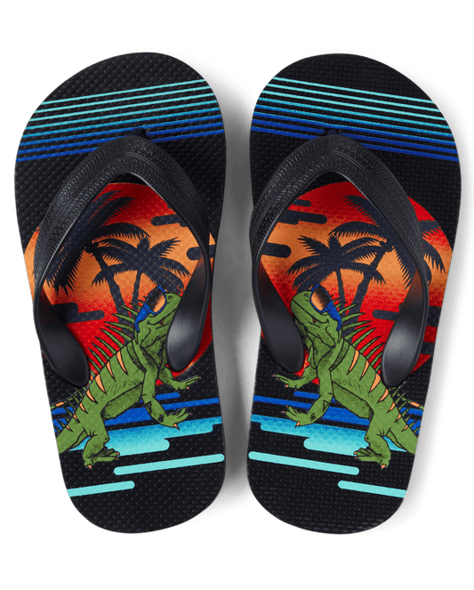 Boys Iguana Flip Flops