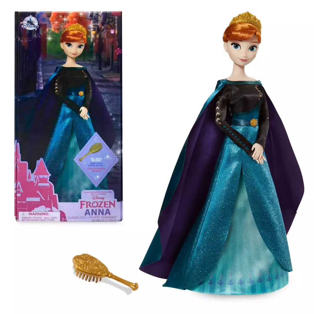 Disney Frozen Anna Doll With Brush