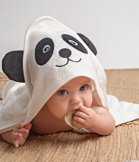 Panda Baby Hooded Towel