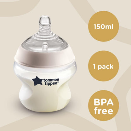 Tommee Tippee Closer to Nature Clear Baby Bottle - 150ML