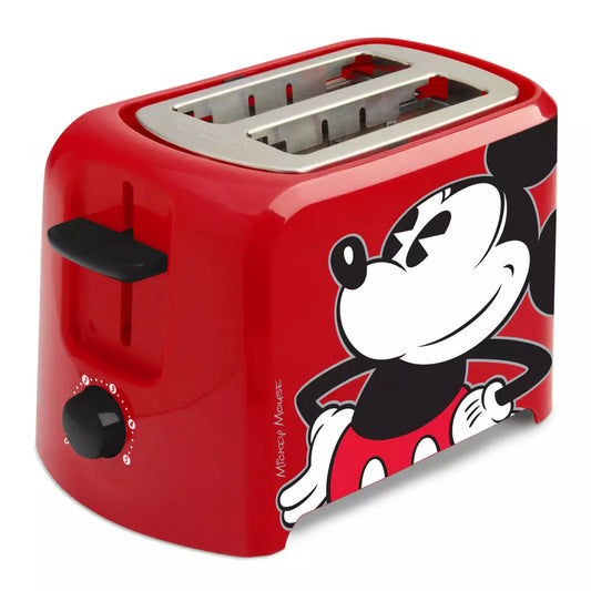 Mickey 2 Slice Toaster-Red