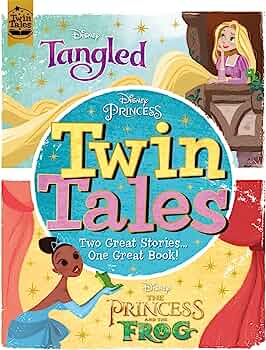 Disney Princess: Twin Tales: Tangled / The Princess & The Frog-(HARDCOVER)