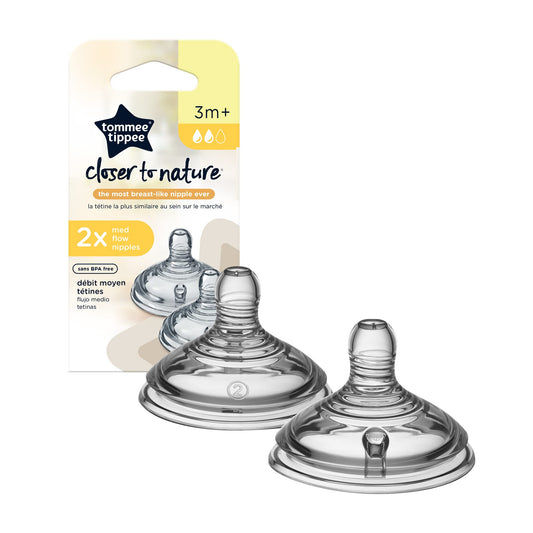 Tommee Tippee Closer to Nature Teats - 3M+