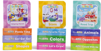 Disney Junior Mickey Mouse Clubhouse - My First Library Board Book Block 12-Book Set