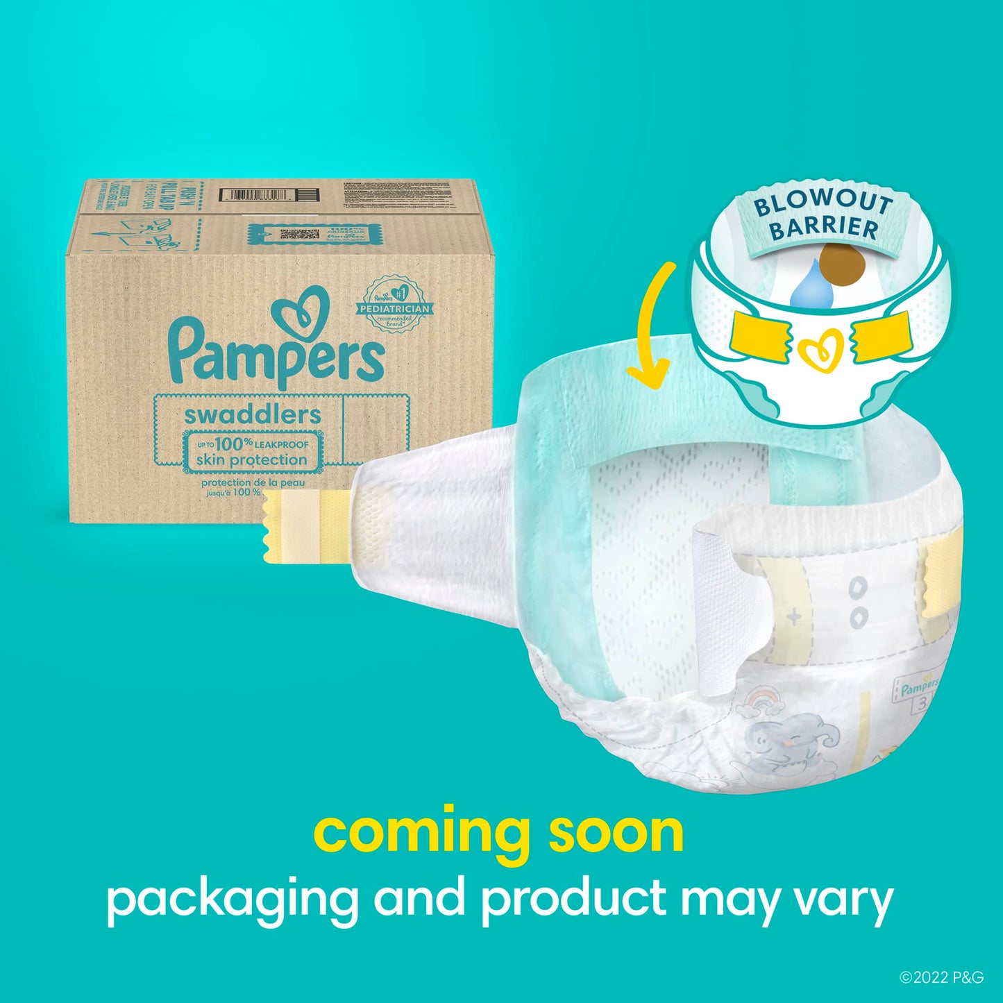 Pampers Swaddlers, Size 2, Count 156