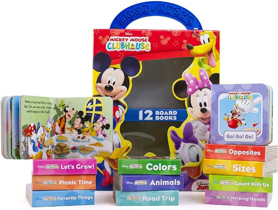 Disney Junior Mickey Mouse Clubhouse - My First Library Board Book Block 12-Book Set