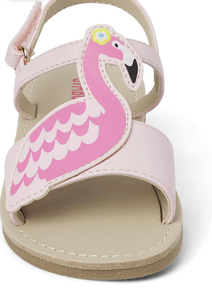 Girls Flamingo Sandals