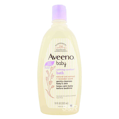 Aveeno Baby Calming Comfort Bath with Lavender and Vanilla Scent Body Wash 532ML