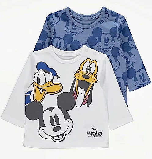 Mickey and Friends Long Sleeve Tops 2 Pack