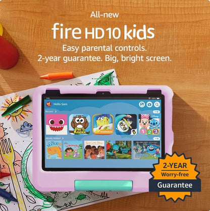 Amazon Fire 10 Kids tablet- Pink