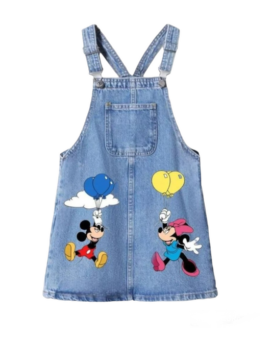 Disney Minnie & Mickey Denim Dress