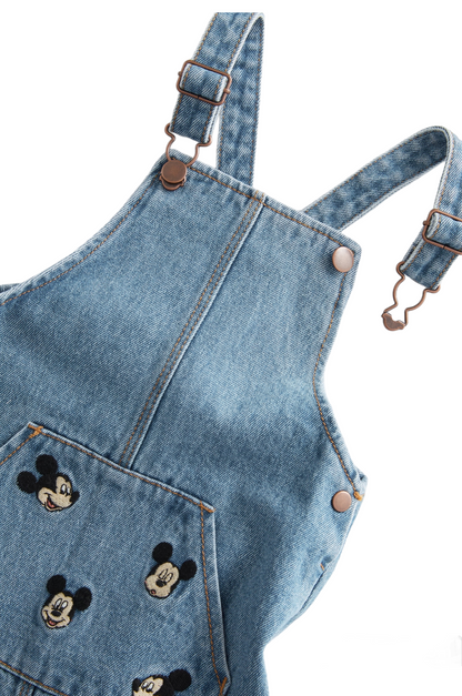 Disney Mickey Mouse Denim Dungaree Dress