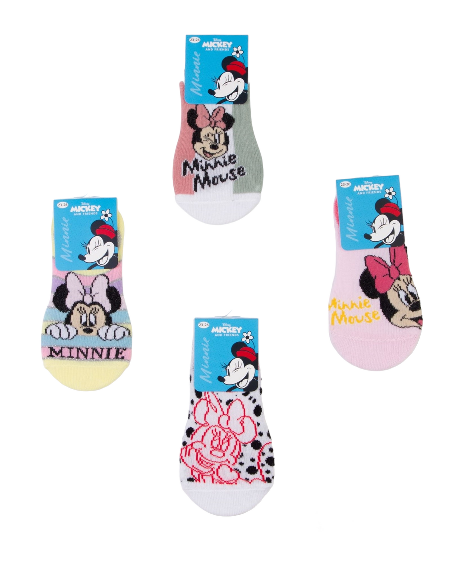 Minnie Mouse Crew Socks