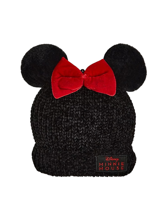 Disney Minnie Mouse Chenille Pom Pom Hat