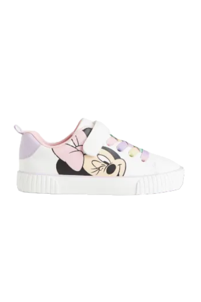 Minnie Mouse White Sneakers