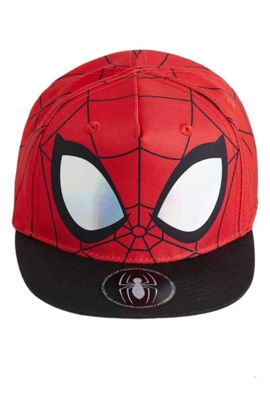Spider-Man Face Cap-Red