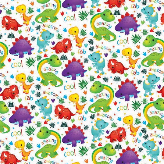 Dinosaur Wrapping Paper.