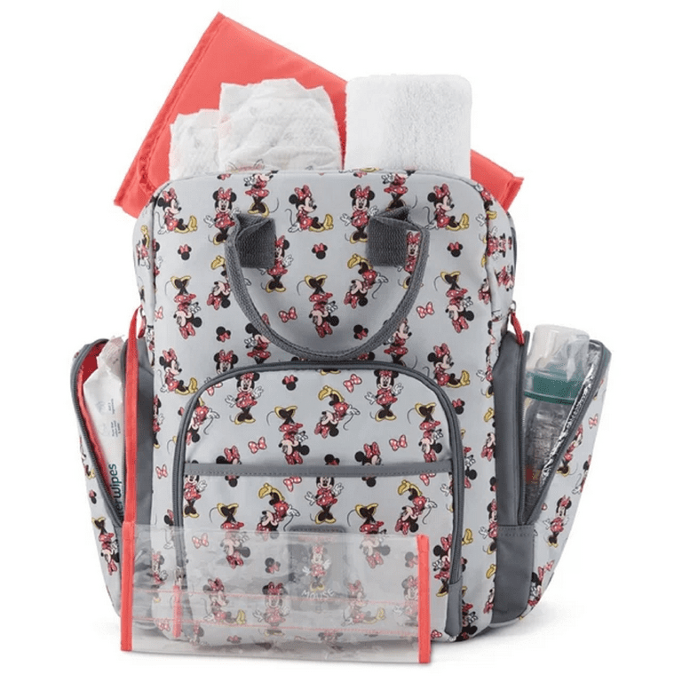 Disney Minnie Mouse Diaper Bag Backpack