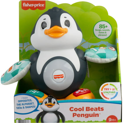 Fisher-Price  Cool Beats Penguin Baby & Toddler Learning Toy with Music & Lights