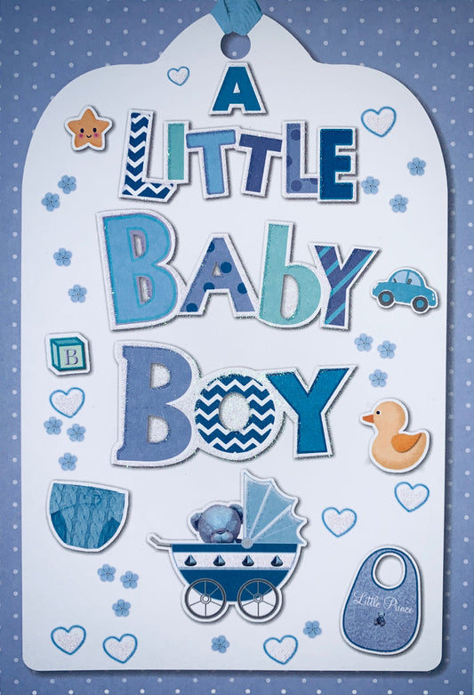 Baby Boy Congratulations Card