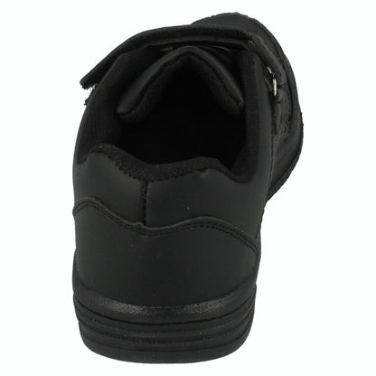 Black Strap School Shoe