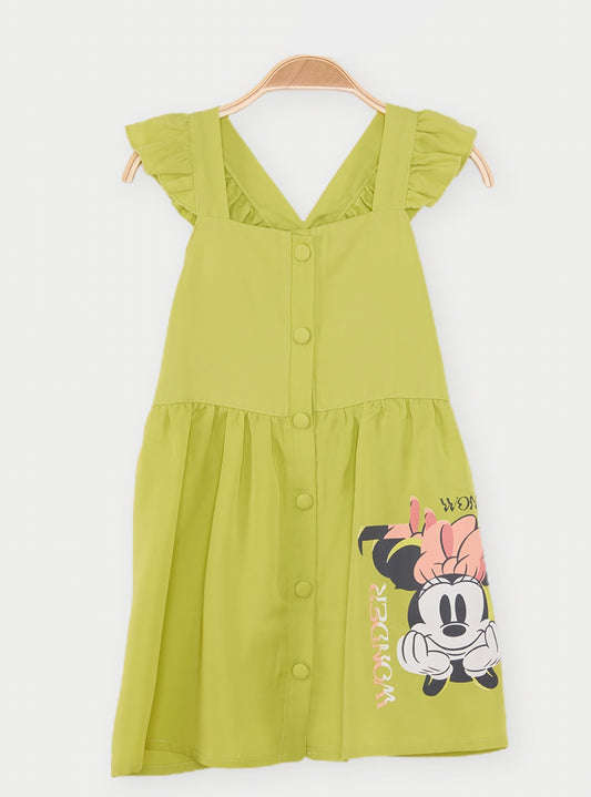 Minnie Mouse Neon Sleeveless Dress