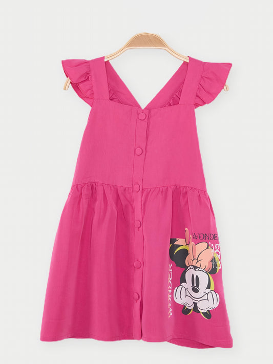 Minnie Mouse Pink Sleeveless Dress
