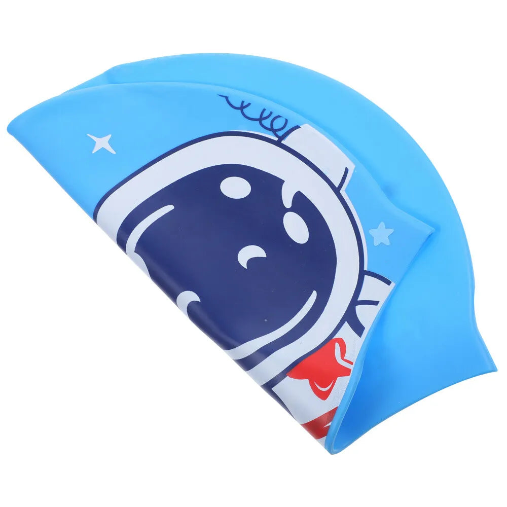 Space Silicon Swim Cap