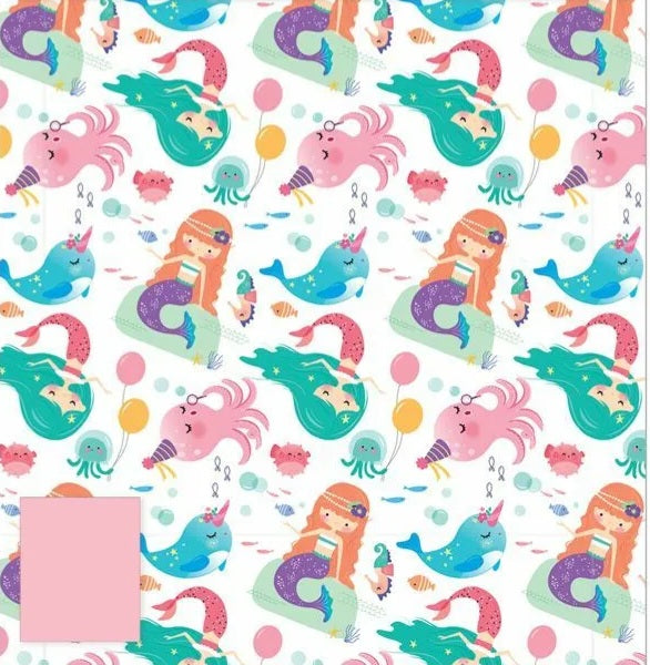 Mermaid Wrapping Paper.