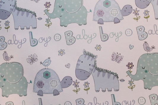 Baby Boy Wrapping Paper.