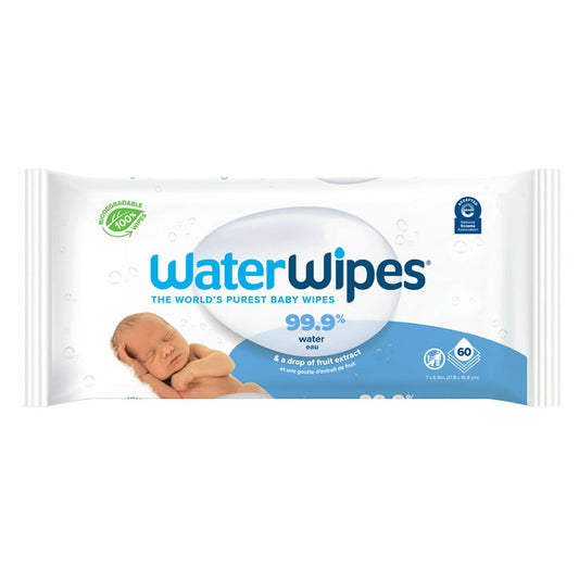 WaterWipes Sensitive Baby Wipes 60 Count