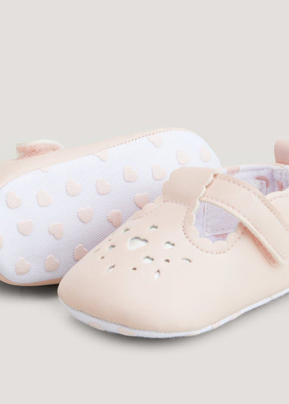 Pink Soft Sole Baby Shoes