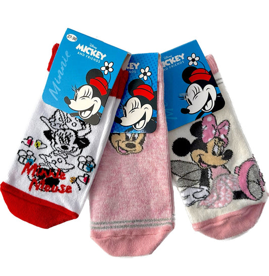 Minnie Mouse Girls Socks