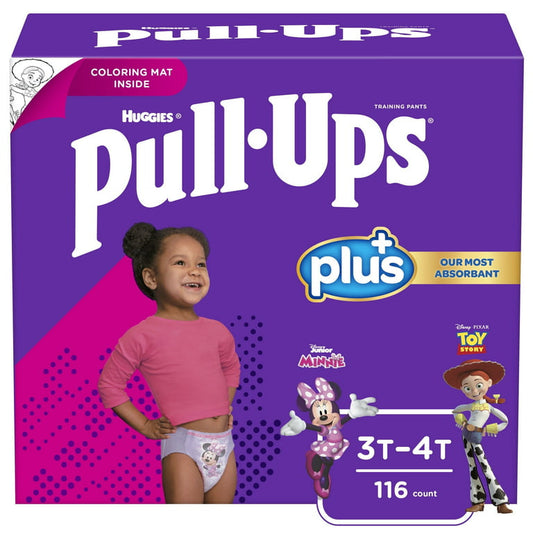 Pull-Ups Learning Designs Female Training Pants, 3T - 4T, 116 Count