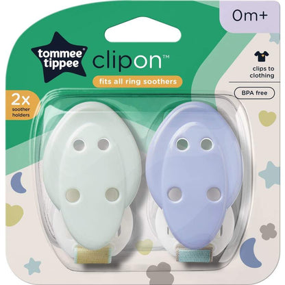 Tommee Tippee Soother Holders 2 Pack