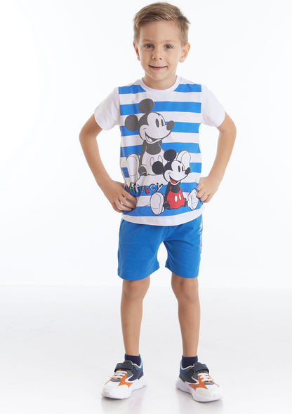 Mickey Mouse Stripe T-Shirt & Short