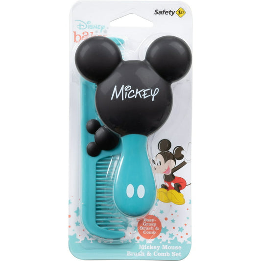 Disney Baby Mickey Mouse Brush & Comb Set- Aqua, Mickey