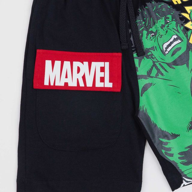 MARVEL Boy Hulk Shorts - Black