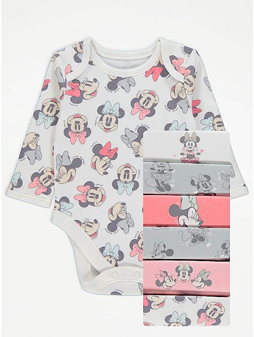Minnie Mouse 7 Pack Bodysuits