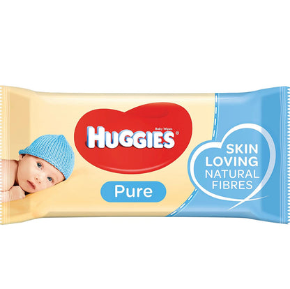 Huggies Pure Baby Wipes, 56 Wipes