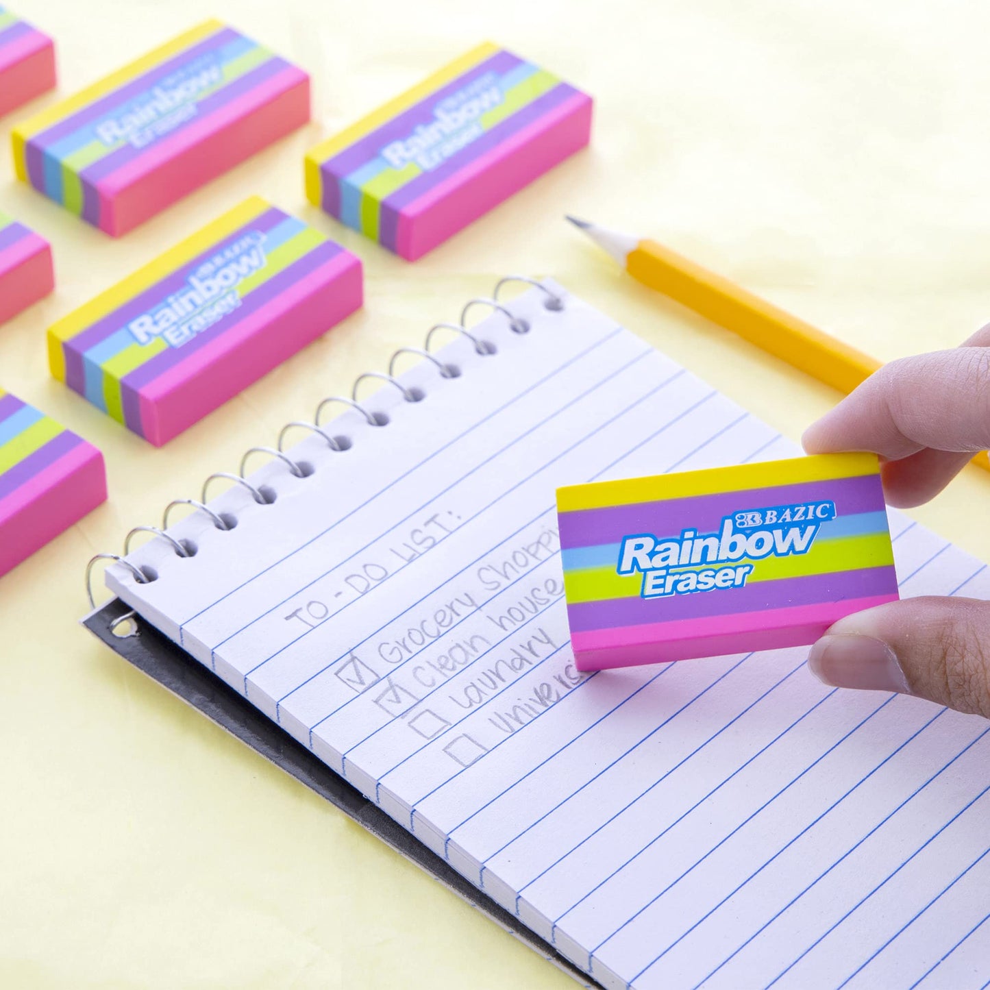 Rainbow Latex Free Eraser
