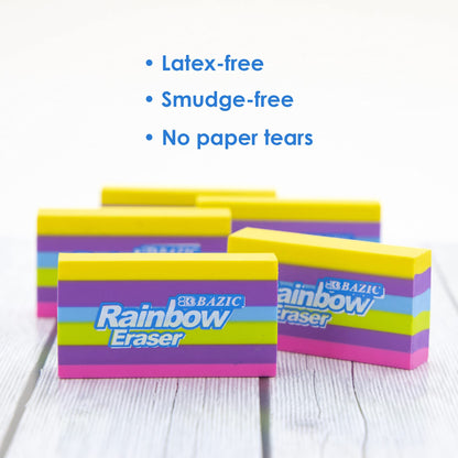 Rainbow Latex Free Eraser