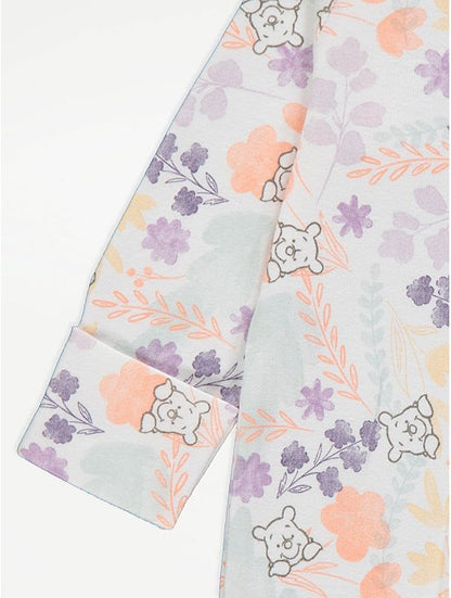Disney Winnie The Pooh Pastel Floral Sleepsuits 5 Pack