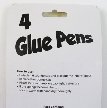 Pack of 4 Glue Pens