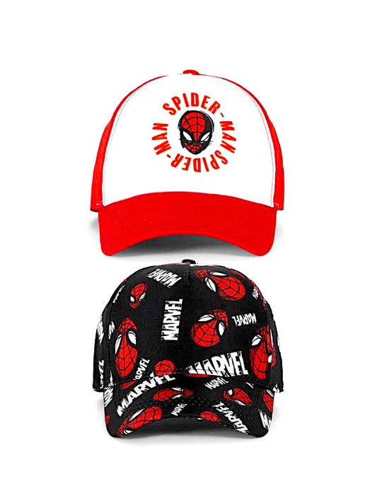 2 Pack Marvel Spider-Man Baseball Caps