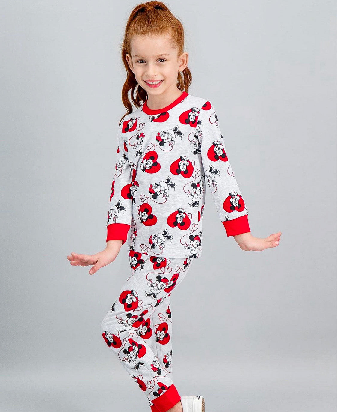 Minnie Mouse Girls Jammies - Red