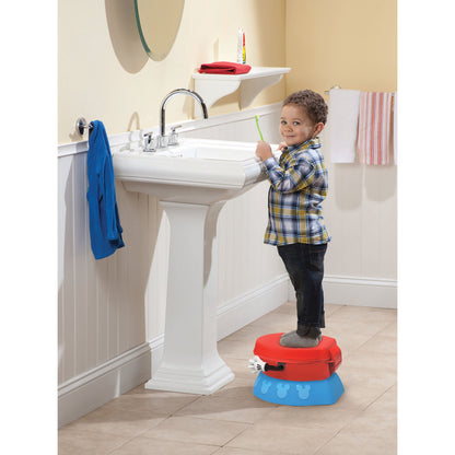Disney Mickey Mouse Racer 3-in-1 Potty Training Toilet, Toddler Toilet Training Set & Step Stool
