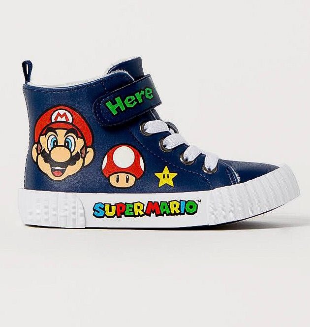 H&M Mario Hi-Top Sneakers